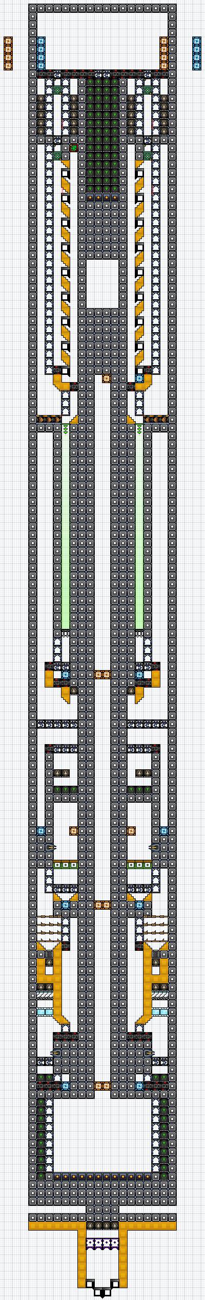 Complete tileable factory community layout render