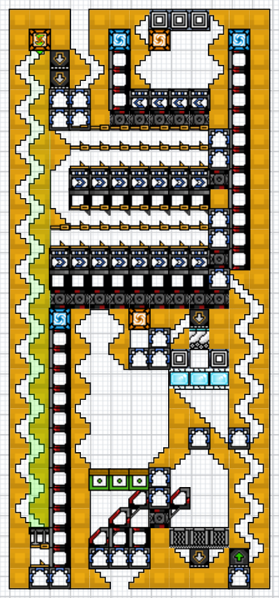 A compact and highly efficient sand processing plant community layout render