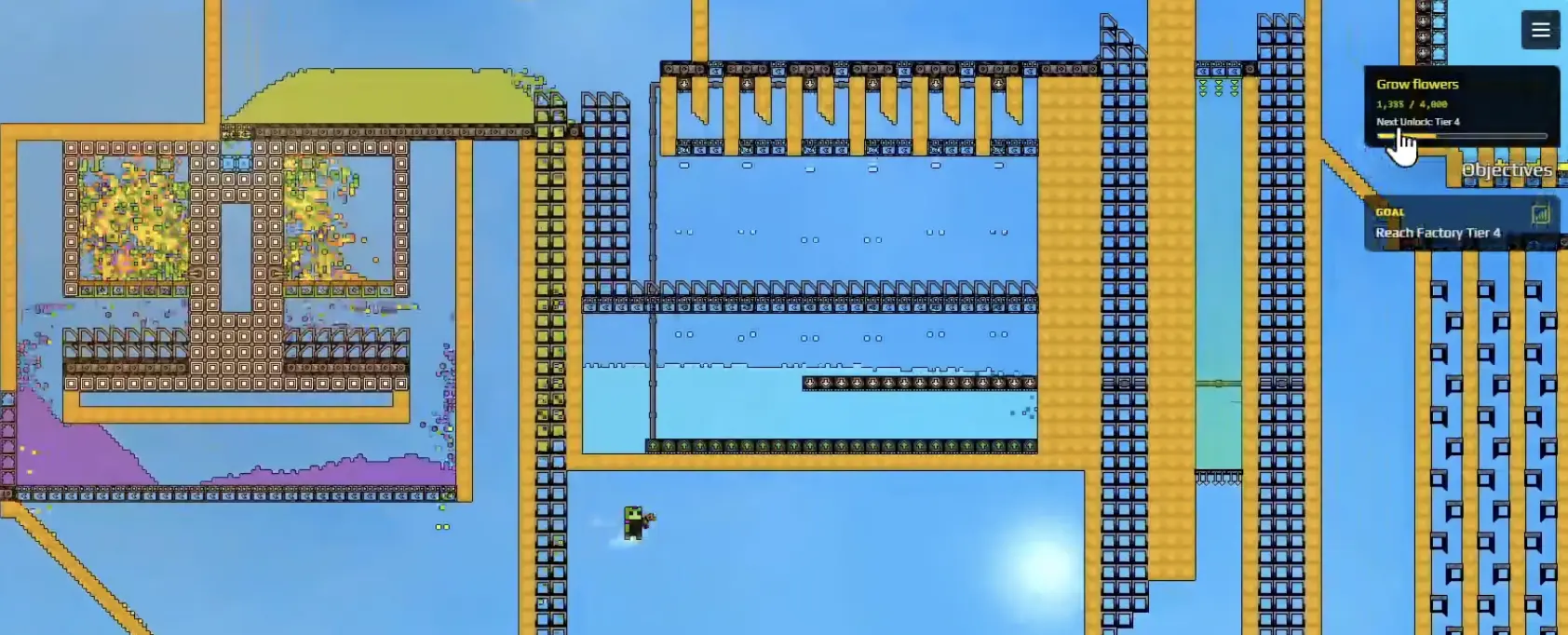 Thermal buffers around Flower burner