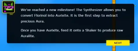 Synthesizer Aurixite to Auralite route