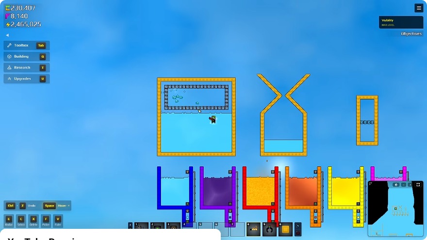 Sandustry v0.5.6 liquid density stratification and multi-fluid pumping factory