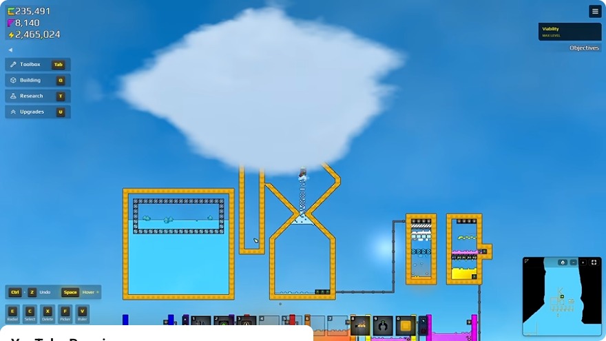 Completed compact refinery layout using Update 4 pipe bridge engineering